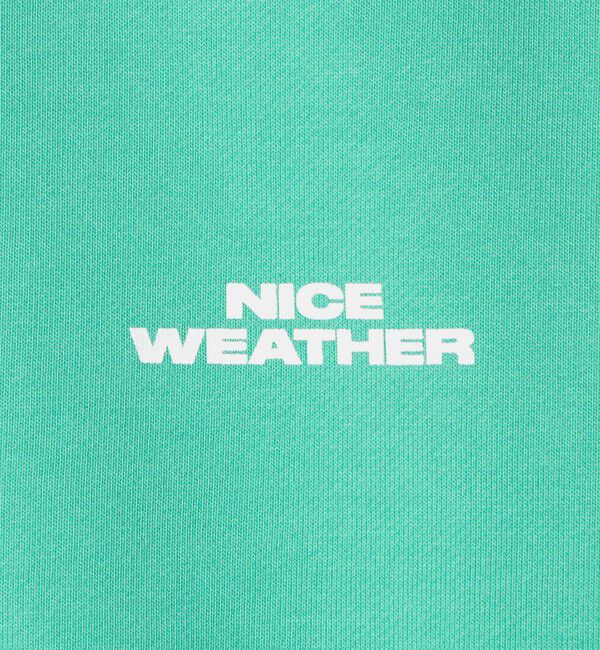 NICE WEATHER「＜NICE WEATHER＞ロゴ クルーネック スウェットプルオーバー」|Tシャツ・カットソー|