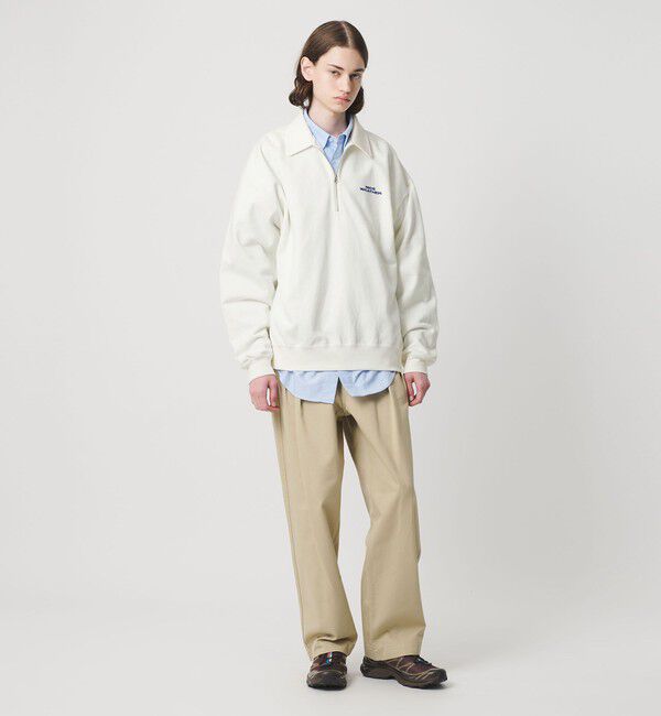 NICE WEATHER「＜NICE WEATHER＞タック テーパード チノパンツ」|チノ|