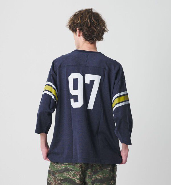 California General Store「＜CGS.＞フットボール Tシャツ」|Tシャツ・カットソー|NAVY