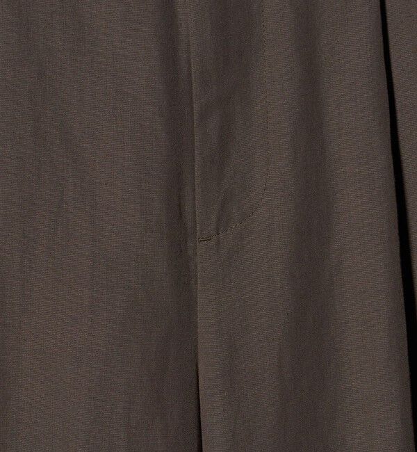 BEAUTY&YOUTH UNITED ARROWS「麻ブレンド バックゴム タック ワイドパンツ」|チノ|