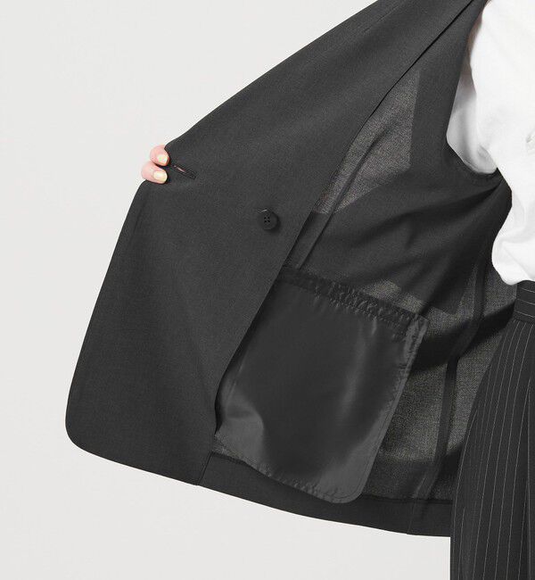 BEAUTY&YOUTH UNITED ARROWS「ハーフスリーブ ジャケット 吸水速乾 防シワ ウォッシャブル」|テーラードジャケット|