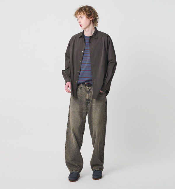 BEAUTY&YOUTH UNITED ARROWS「ライト コットンナイロン ワッシャー レギュラーシャツ GRANDE TAPERD型」|シャツ・ブラウス|