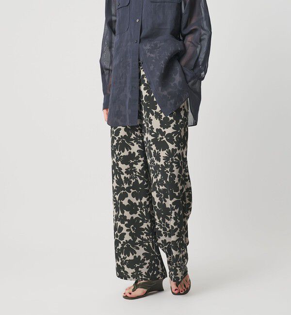 BEAUTY&YOUTH UNITED ARROWS「フラワープリント イージーパンツ ウォッシャブル」|その他|