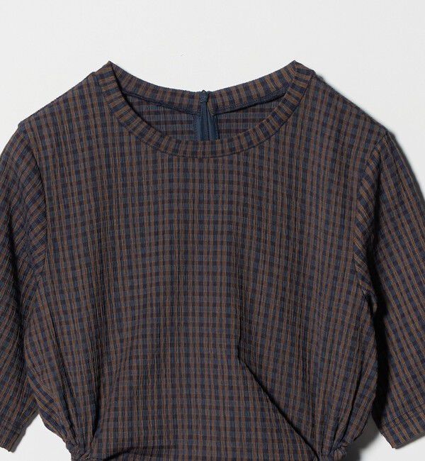 BEAUTY&YOUTH UNITED ARROWS「サイドホール ショートスリーブ ワンピース」|ワンピース|