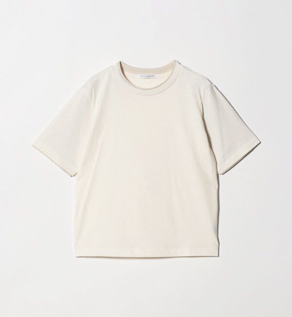 BEAUTY&YOUTH UNITED ARROWS「麻コットン レイヤード クルーネック Tシャツ」|Tシャツ・カットソー|OFF WHITE
