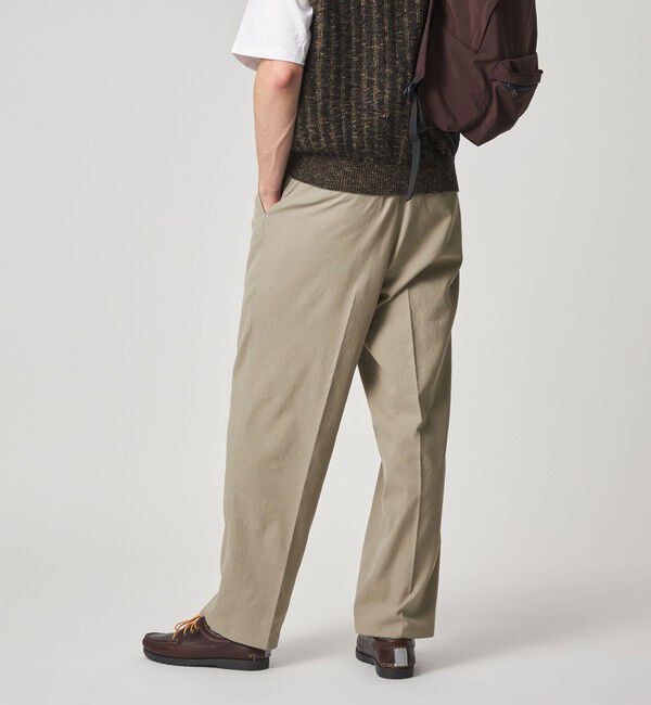 STEVEN ALAN「＜Steven Alan＞ TCL オックスフォード アウト ワンプリーツ スラックス」|スラックス|