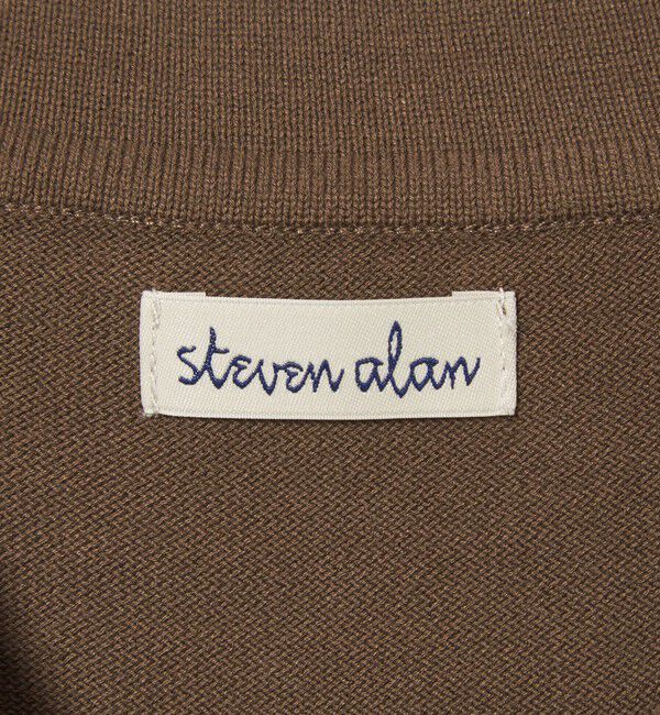 STEVEN ALAN「＜Steven Alan＞ ハイツイスト  ニット ショートスリーブ ポロシャツ」|ニット・セーター|