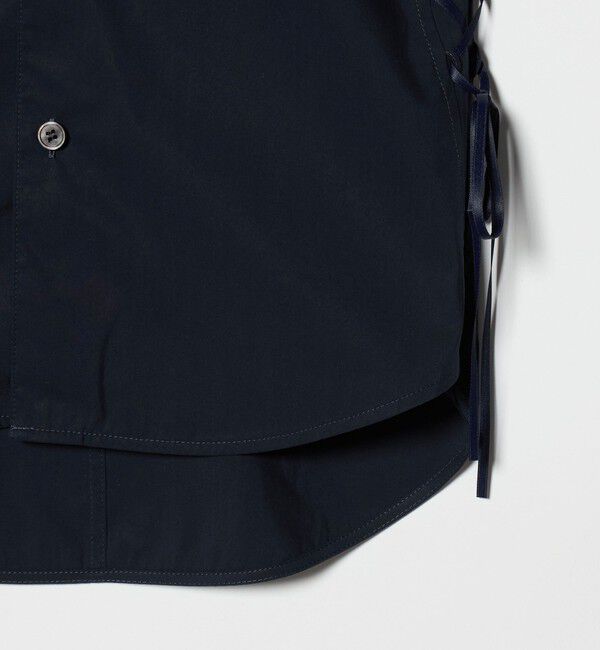 ATTISESSION「＜ATTISESSION＞レースアップ ショートスリーブ シャツ」|シャツ・ブラウス|