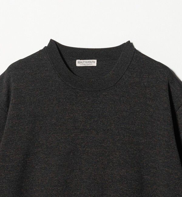 BEAUTY&YOUTH UNITED ARROWS「フュージョン カラー ニット Tシャツ ウォッシャブル」|ニット・セーター|