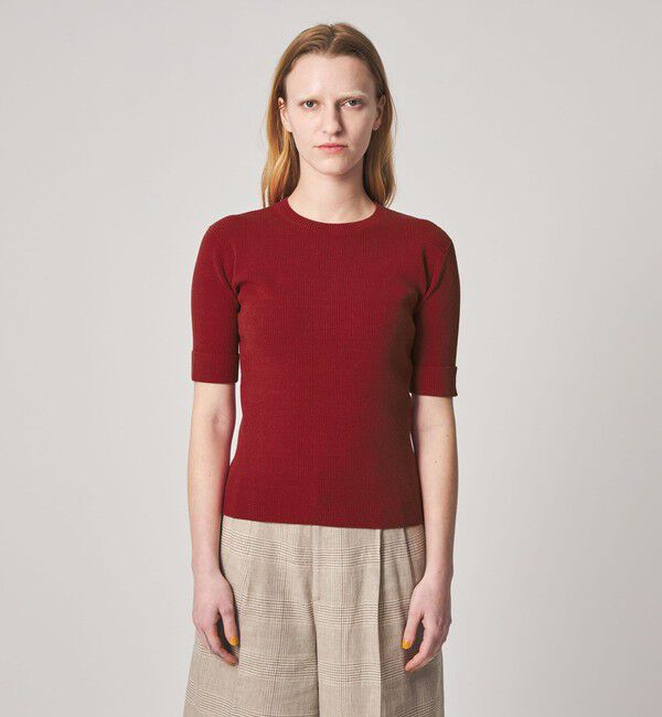 STEVEN ALAN「＜Steven Alan＞リブ プルオーバー ニット」|ニット・セーター|