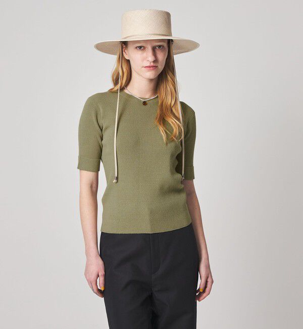 STEVEN ALAN「＜Steven Alan＞リブ プルオーバー ニット」|ニット・セーター|