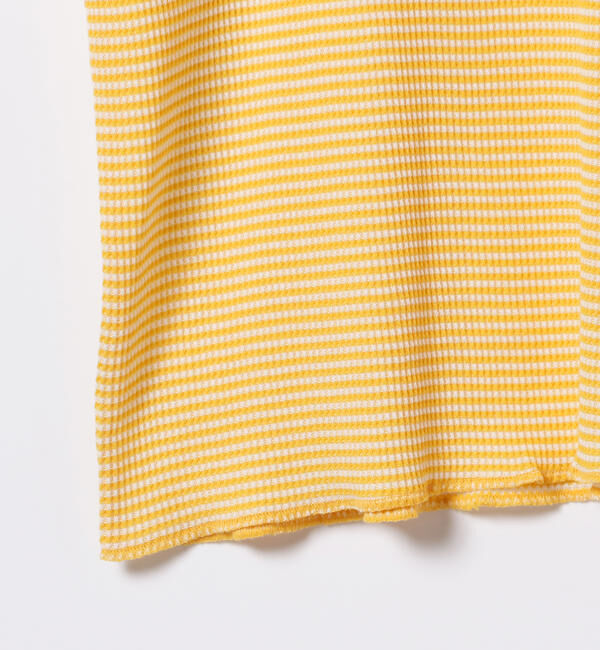 BEAMSBOY「【別注】Healthknit / ワッフル ボーダー Tシャツ」|Tシャツ・カットソー|