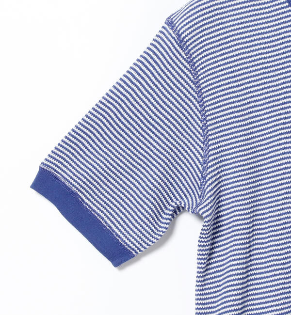 BEAMSBOY「【別注】Healthknit / ワッフル ボーダー Tシャツ」|Tシャツ・カットソー|