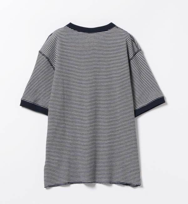 BEAMSBOY「【別注】Healthknit / ワッフル ボーダー Tシャツ」|Tシャツ・カットソー|