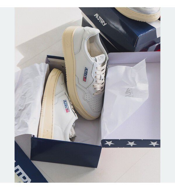 Demi-Luxe BEAMS 「AUTRY / MEDALIST LOW レザースニーカー」|その他|WHITE