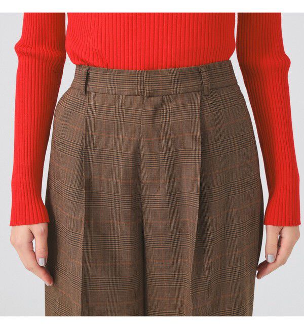 Ray BEAMS 「チェック タック パンツ」|チノ|