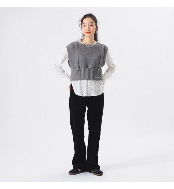 BEAMSBOY「ミリタリー アレンジ ベスト」|ベスト・ジレ|