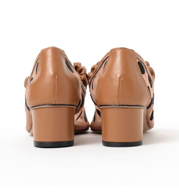 Ray BEAMS 「 ドット メッシュ パンプス」|パンプス|