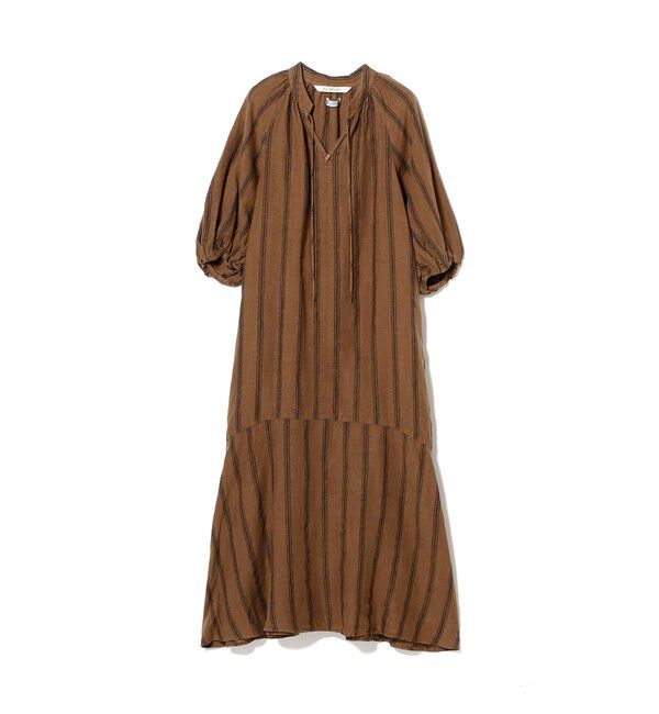 Ray BEAMS 「リネン バルーンスリーブ ワンピース」|ワンピース|BROWN_ST