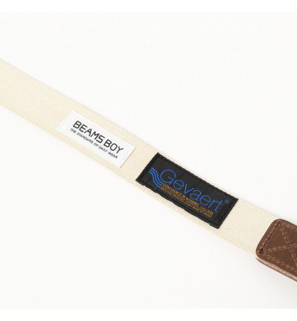 BEAMSBOY「【別注】GEVAERT BANDWEVERIJ / 30mm カラー ライン ベルト」|ベルト|