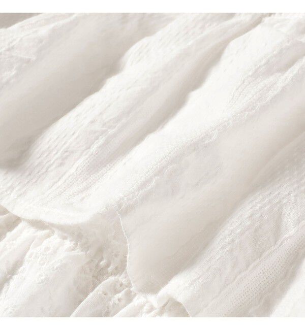 Ray BEAMS 「カットソーレース ティアード スカート」|スカート|