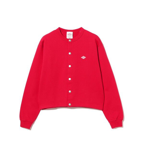 Ray BEAMS 「DANTON / ドット釦 クルーネック カーディガン」|カーディガン|