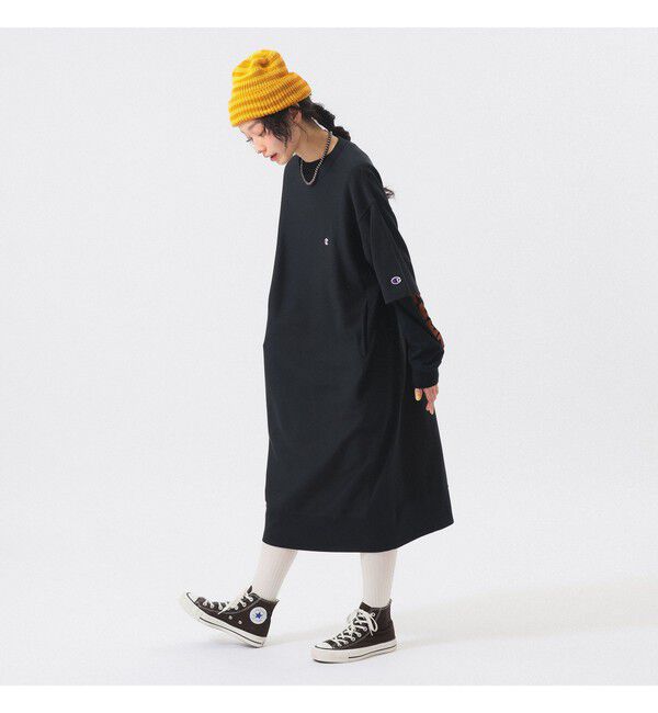 BEAMSBOY「【別注】Champion / リバースウィーブ(R) ショートスリーブ ワンピース」|ワンピース|