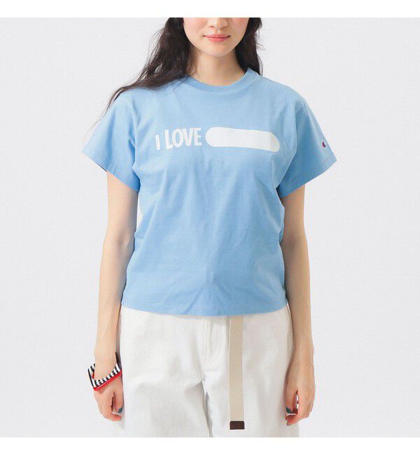 BEAMSBOY「【別注】Champion / プリント Tシャツ」|Tシャツ・カットソー|