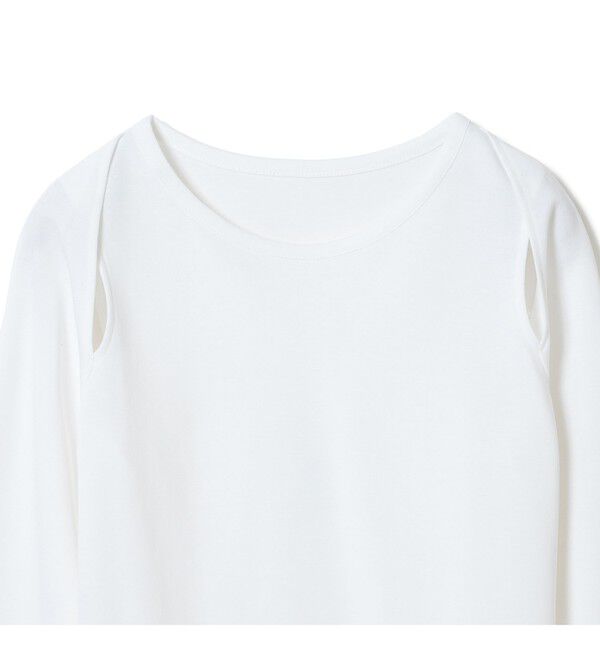 Ray BEAMS 「ショルダー オープン ロングスリーブ Tシャツ」|Tシャツ・カットソー|