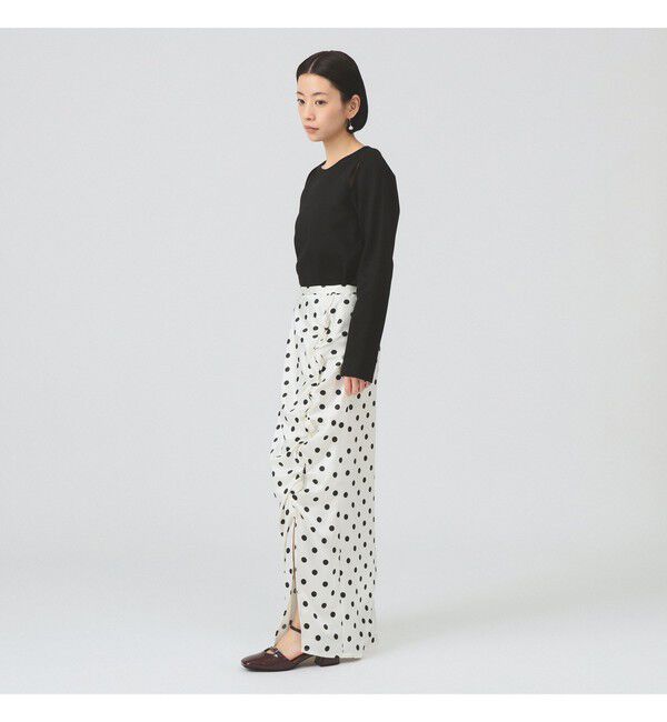 Ray BEAMS 「ショルダー オープン ロングスリーブ Tシャツ」|Tシャツ・カットソー|