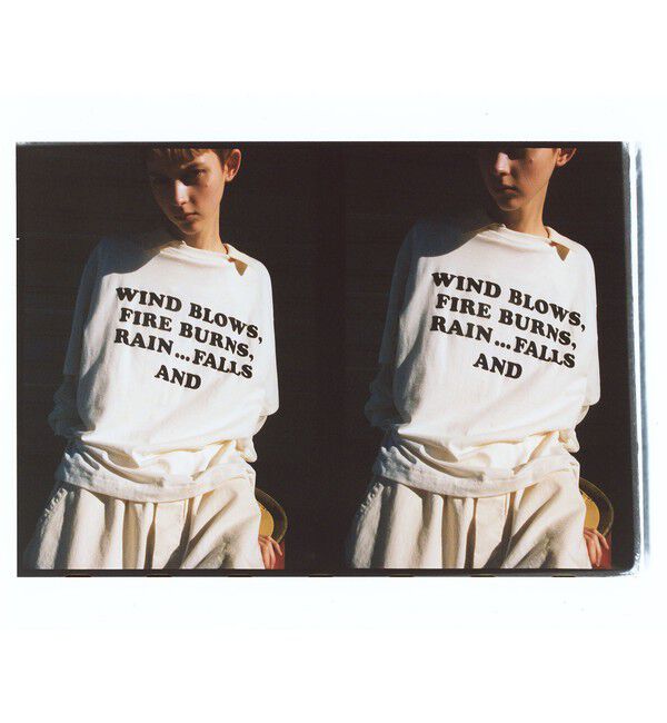 BEAMSBOY「【別注】HEAR MY NAME &times; maturely / メモラブル プリント Tシャツ」|Tシャツ・カットソー|IVORY