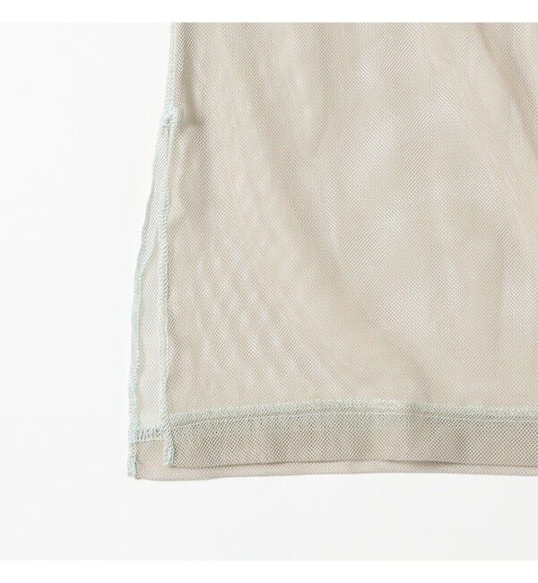 BEAMSBOY「maturely / シャンブレー チュール ノースリーブ」|Tシャツ・カットソー|