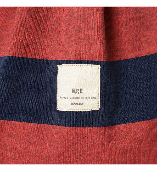 BEAMSBOY「【別注】N,P,E / ボーダー カットソー ペイシェントバッグ L」|その他|