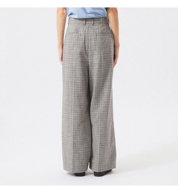 BEAMSBOY「チェック スラックス」|チノ|