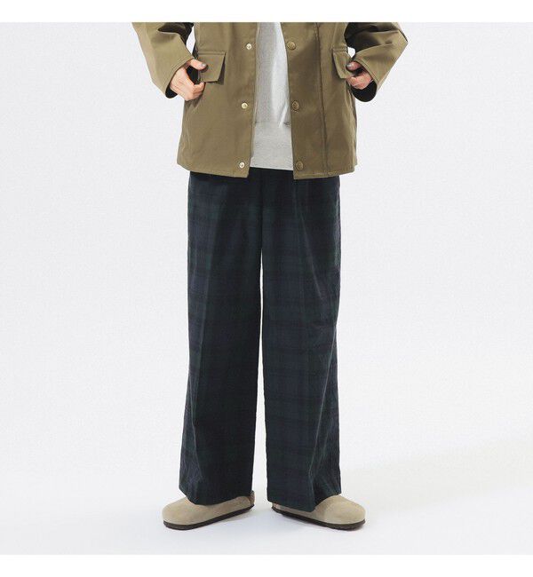 BEAMSBOY「チェック スラックス」|チノ|BLACK_WATCH