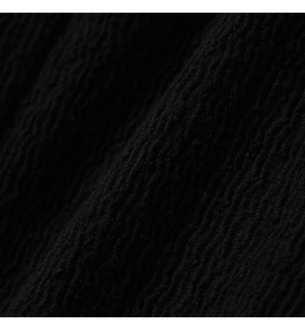 BEAMSBOY「ジャカード フリルギャザー ショートスリーブ」|Tシャツ・カットソー|