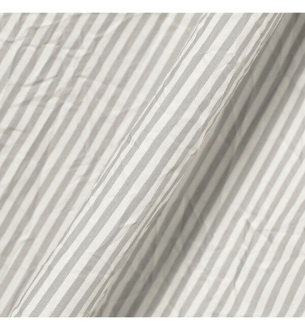 BEAMSBOY「クリンクル ストライプ ショートスリーブ ワンピース」|ワンピース|