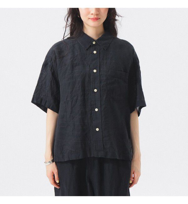 BEAMSBOY「リネン ソリッド ショートスリーブ」|シャツ・ブラウス|