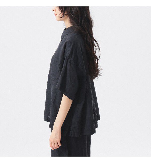 BEAMSBOY「リネン ソリッド ショートスリーブ」|シャツ・ブラウス|