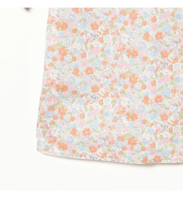 BEAMSBOY「リバティ フリル 5分袖 シャツ」|シャツ・ブラウス|