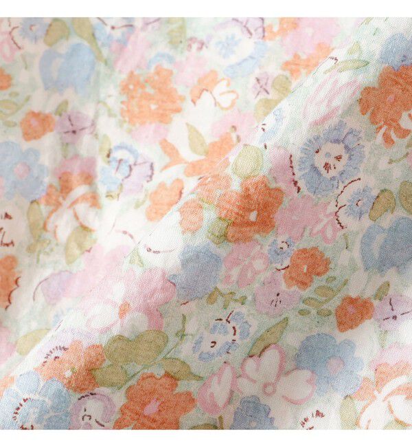 BEAMSBOY「リバティ フリル 5分袖 シャツ」|シャツ・ブラウス|