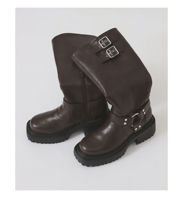 Ray BEAMS 「ベルト エンジニア ブーツ」|スニーカー|BROWN