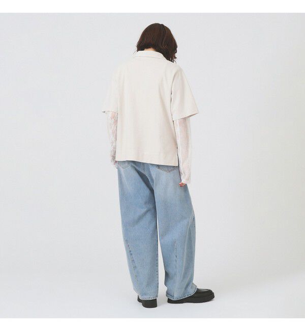 Ray BEAMS 「【別注】Champion / ハーフ ジップ Tシャツ」|Tシャツ・カットソー|