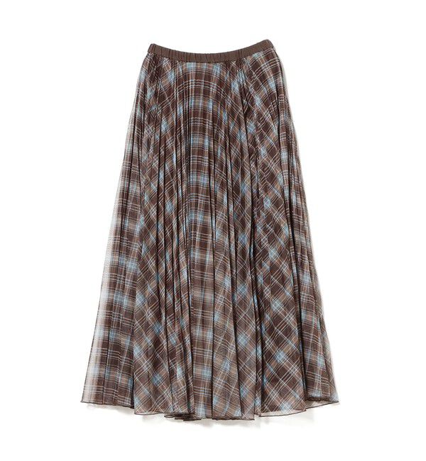 Ray BEAMS 「チュール チェック プリーツ スカート」|スカート|