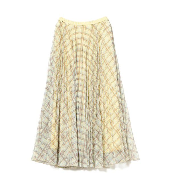 Ray BEAMS 「チュール チェック プリーツ スカート」|スカート|