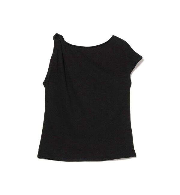 Ray BEAMS 「アシンメトリー オフショルダー Tシャツ」|Tシャツ・カットソー|