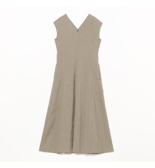 Demi-Luxe BEAMS 「AK+1 / Vネック フレア ノースリーブ ワンピ―ス」|ワンピース|