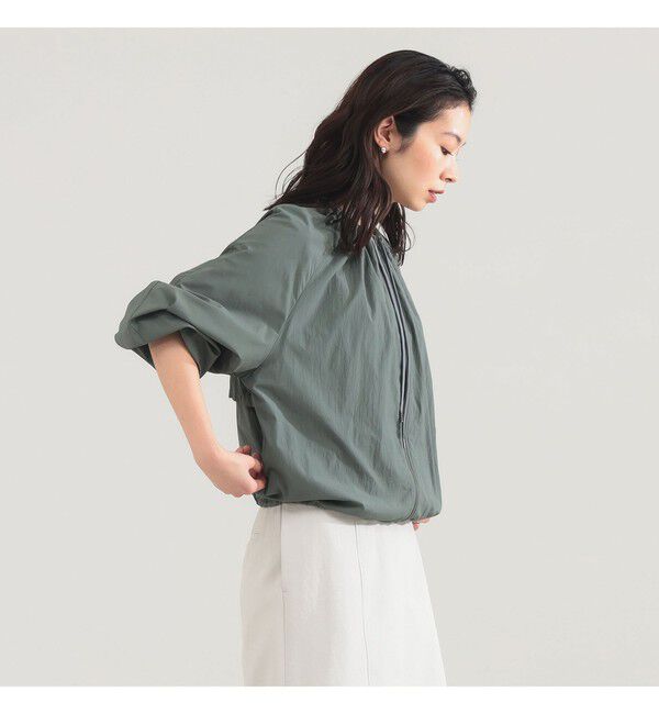 Demi-Luxe BEAMS 「AK+1 / エアリー ナイロン ブルゾン」|ブルゾン・スタジャン|