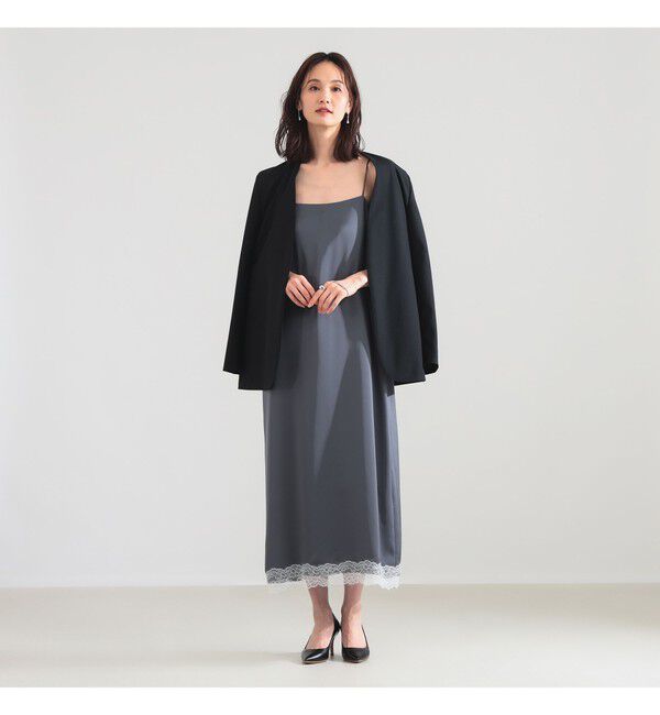 Demi-Luxe BEAMS 「リバーレース キャミソール ワンピース」|ワンピース|