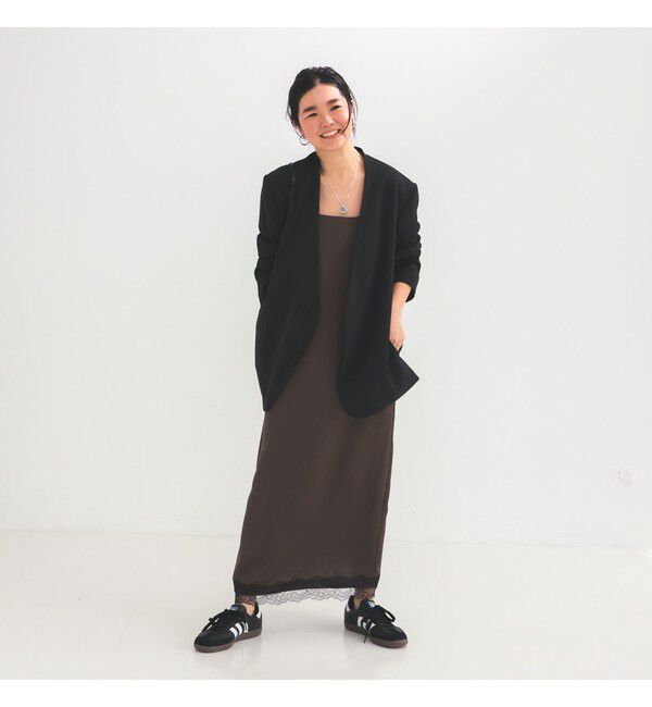 Demi-Luxe BEAMS 「リバーレース キャミソール ワンピース」|ワンピース|